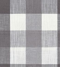 Oban Check Fabric by Ian Mankin Grey