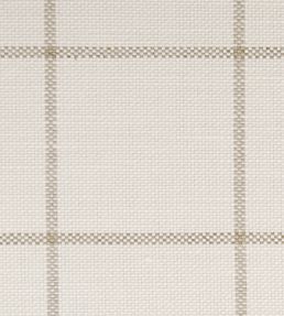 Skye Check Fabric by Ian Mankin Flax