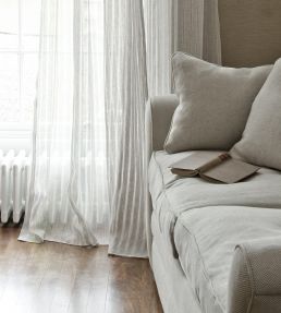 Dundee Fabric by Ian Mankin Ebony