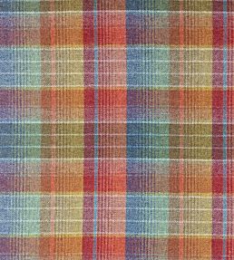 Cossack Plaid Fabric by Ian Sanderson Copper Beach