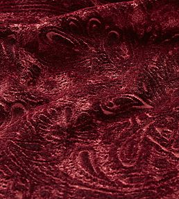 Skirmish Fabric by Ian Sanderson Theatre Red
