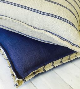 Gabriel Stripe Fabric by Ian Sanderson Natural