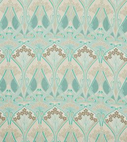 Ianthe Bloom Multi in Ladbroke Linen Fabric by Liberty Jade