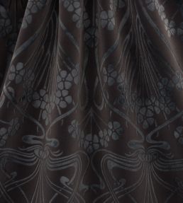 Ianthe Velvet Fabric by Liberty Pewter
