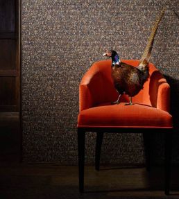 Icarus Wallpaper by Zoffany Silver/Pheasant