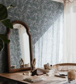 Idun Wallpaper by Sandberg Classic Blue