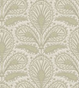 Ikat Clover Wallpaper by Josephine Munsey Sage