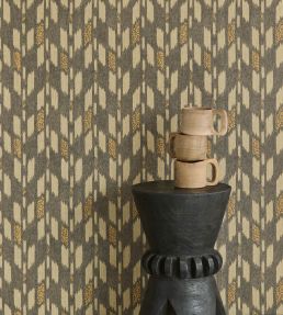Ikat Desert Wallpaper by Eijffinger Brown/Taupe