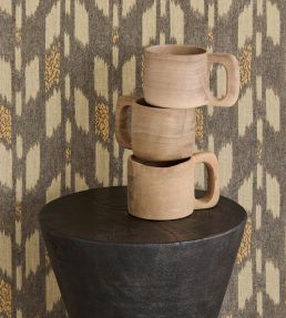 Ikat Desert Wallpaper by Eijffinger Brown/Taupe
