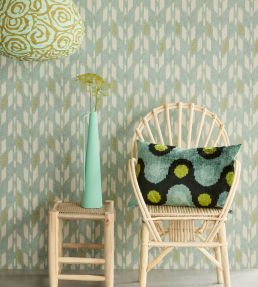 Ikat Desert Wallpaper by Eijffinger Beige/Sand