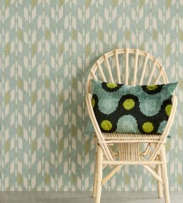 Ikat Desert Wallpaper by Eijffinger Beige/Sand