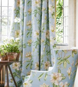 Imogen Fabric by Colefax and Fowler Sky Blue