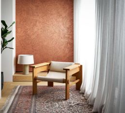 Impasto Wallpaper by Arte Warm Gold