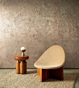 Impasto Wallpaper by Arte Shiny Taupe