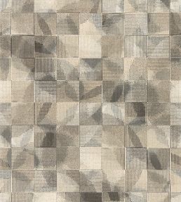 Impatto Wallpaper by Clarke & Clarke Charcoal/Linen