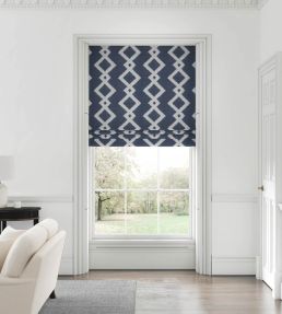 Inca Fabric by Warner House Navy