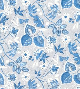 Indienne Hazel Wallpaper in Blue by Anna French | Jane Clayton