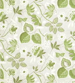 Indienne Hazel Wallpaper by Anna French Green/Beige