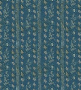 Indigo Floral Fabric by Designers Guild Indigo