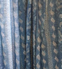 Indigo Floral Fabric by Designers Guild Indigo