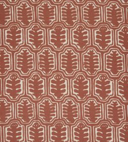 Inuit Fabric by Volga Linen Rust