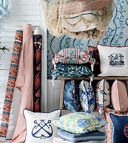 Ionian Fabric by MINDTHEGAP Indigo