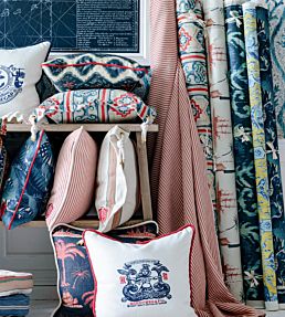 Ionian Fabric by MINDTHEGAP Indigo