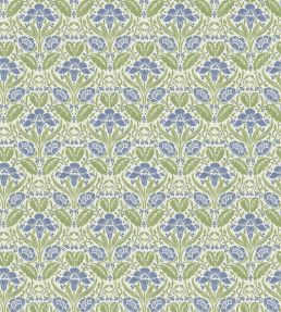 Iris Meadow Wallpaper by GP & J Baker Blue/Green