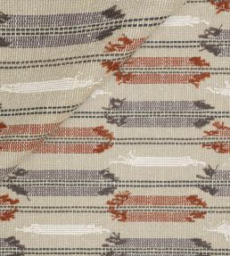 Isadora Fabric by Jim Thompson No.9 Earth Tones