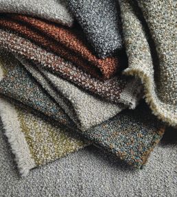 Ithaque Fabric by Casamance Grege/Pierre Bleue