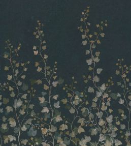 Ivy Mural by Sandberg Midnight Blue