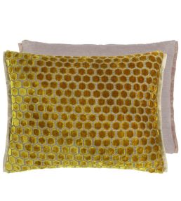 Jabot Cushion 30 x 40cm by Designers Guild Mustard
