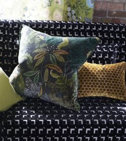 Jabot Cushion 30 x 40cm by Designers Guild Mustard