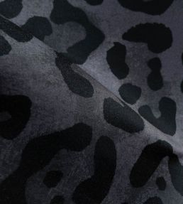 Jaguar Spot Velvet Fabric by Avalana Noir