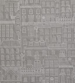 Berkeley Square Fabric by James Hare Grey