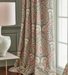 Fitzrovia Fabric by James Hare Pink Multi