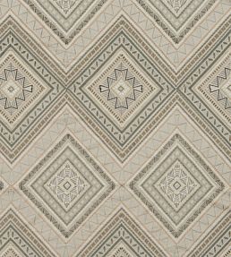 Fuji Fabric by James Hare Natural / Slate