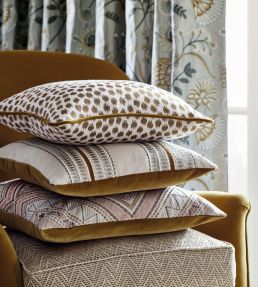 Kasuri Fabric by James Hare Natural / Ochre