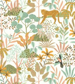 Jane Wallpaper by Caselio Blanc vert