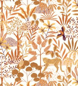 Jane Wallpaper by Caselio Blanc vieux rose