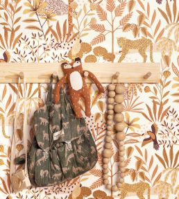 Jane Wallpaper by Caselio Blanc vieux rose