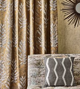 Pandora Fabric by Jane Churchill Silver