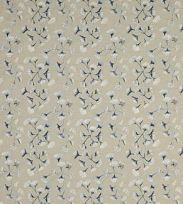 Ginkgo Fabric by Jane Churchill Blue