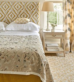 Ginkgo Fabric by Jane Churchill Blue