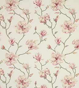 Lola Flower Fabric by Jane Churchill Pink/Green