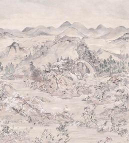 Japanese Chinoiserie Mural by Cole & Son Pink Opal