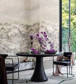 Japanese Chinoiserie Mural by Cole & Son Orchid