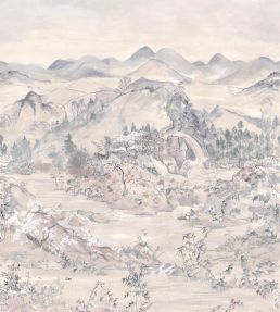 Japanese Chinoiserie Mural by Cole & Son Sand