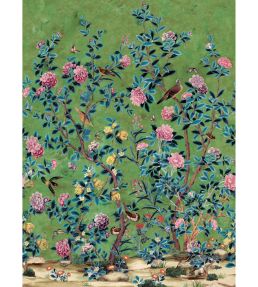 Jardin Bloom Mural by Thibaut Green