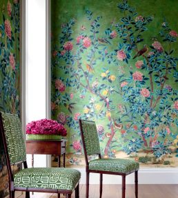 Jardin Bloom Mural by Thibaut Green